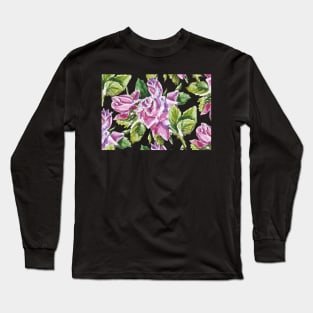 card of pink roses Long Sleeve T-Shirt